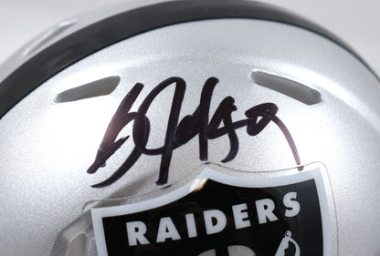 Bo Jackson Signed Las Vegas Raiders Speed Mini Helmet