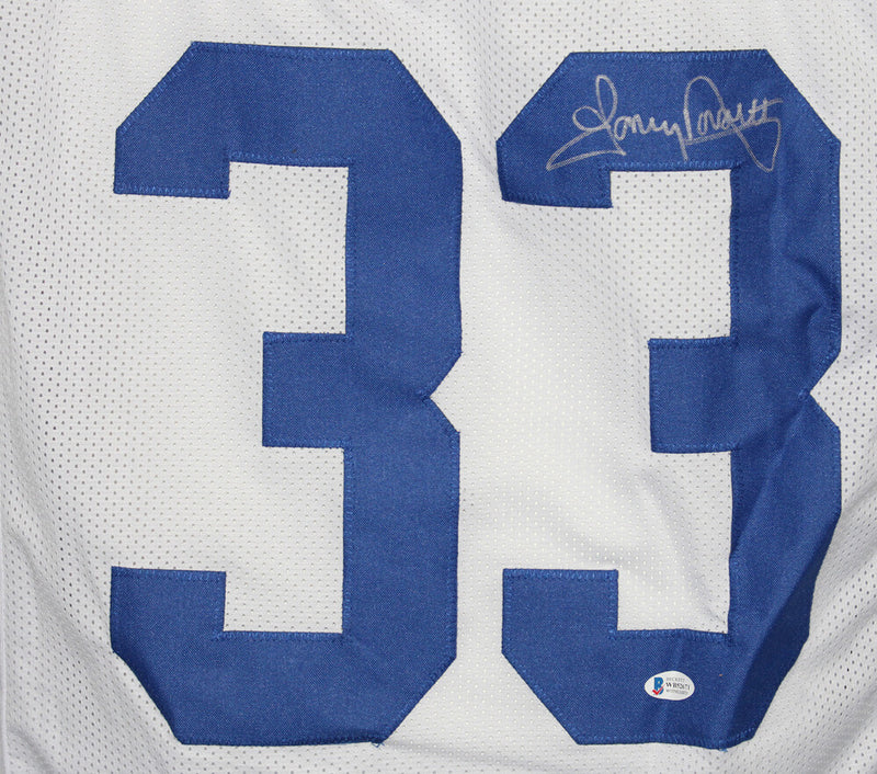Tony Dorsett Dallas Cowboys Autographed Custom White Jersey BAS