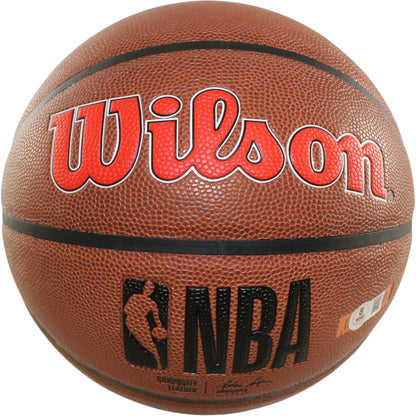 Dominique Wilkins Autographed Atlanta Hawks Wilson Logo Basketball