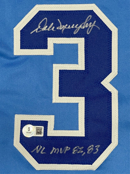 Dale Murphy Signed Atlanta Braves Custom Jersey - NL MVP 82 83 (BAS)