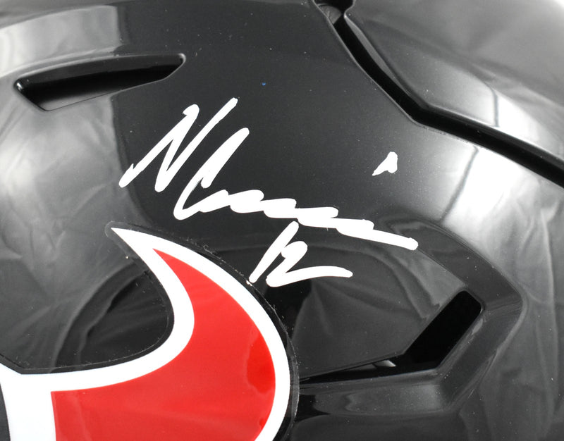 Nico Collins Signed Houston Texans Full Size Speedflex Helmet