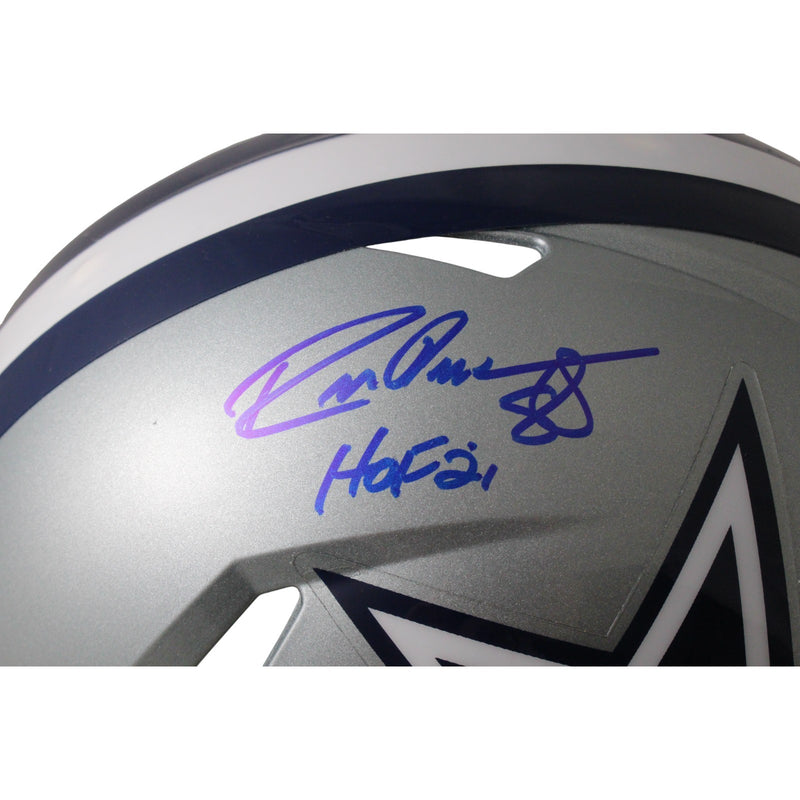 Roger Staubach, Tony Dorsett & Drew Pearson Signed Dallas Cowboys Authentic Helmet