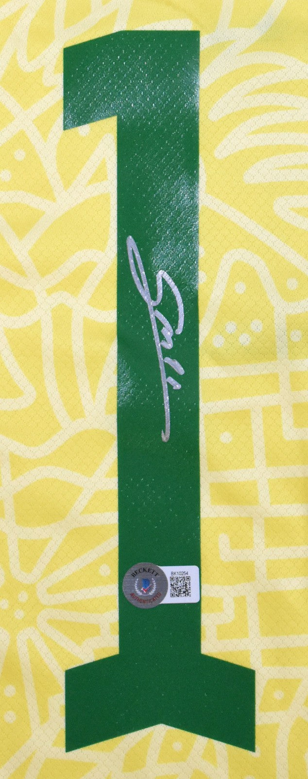 Gabriel Martinelli Autographed Brazil National Team Jersey