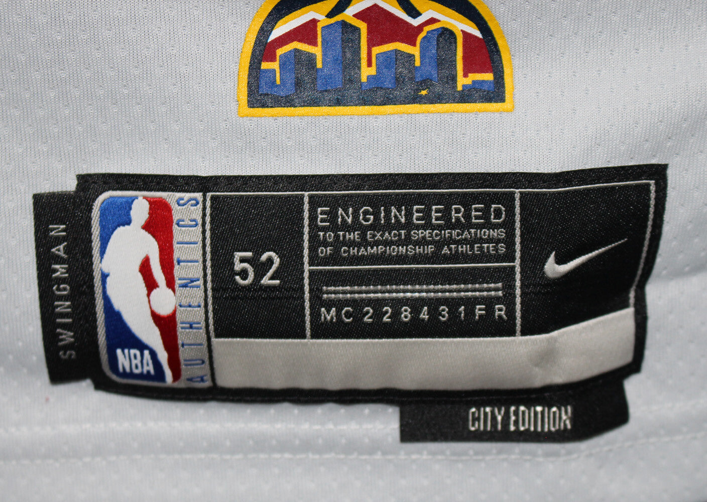 Jamal Murray Signed Denver Nuggets Silver Swingman Basketball Jersey