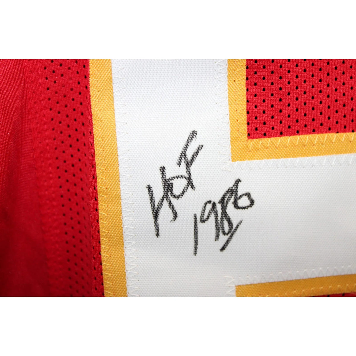 Willie Lanier Signed Kansas City Chiefs Red Jersey