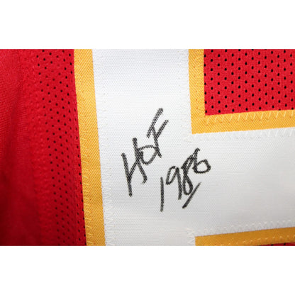 Willie Lanier Signed Kansas City Chiefs Red Jersey