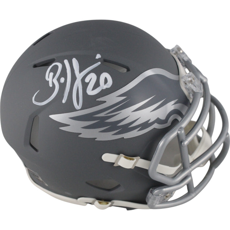 Brian Dawkins Philadelphia Eagles Autographed Slate Mini Helmet