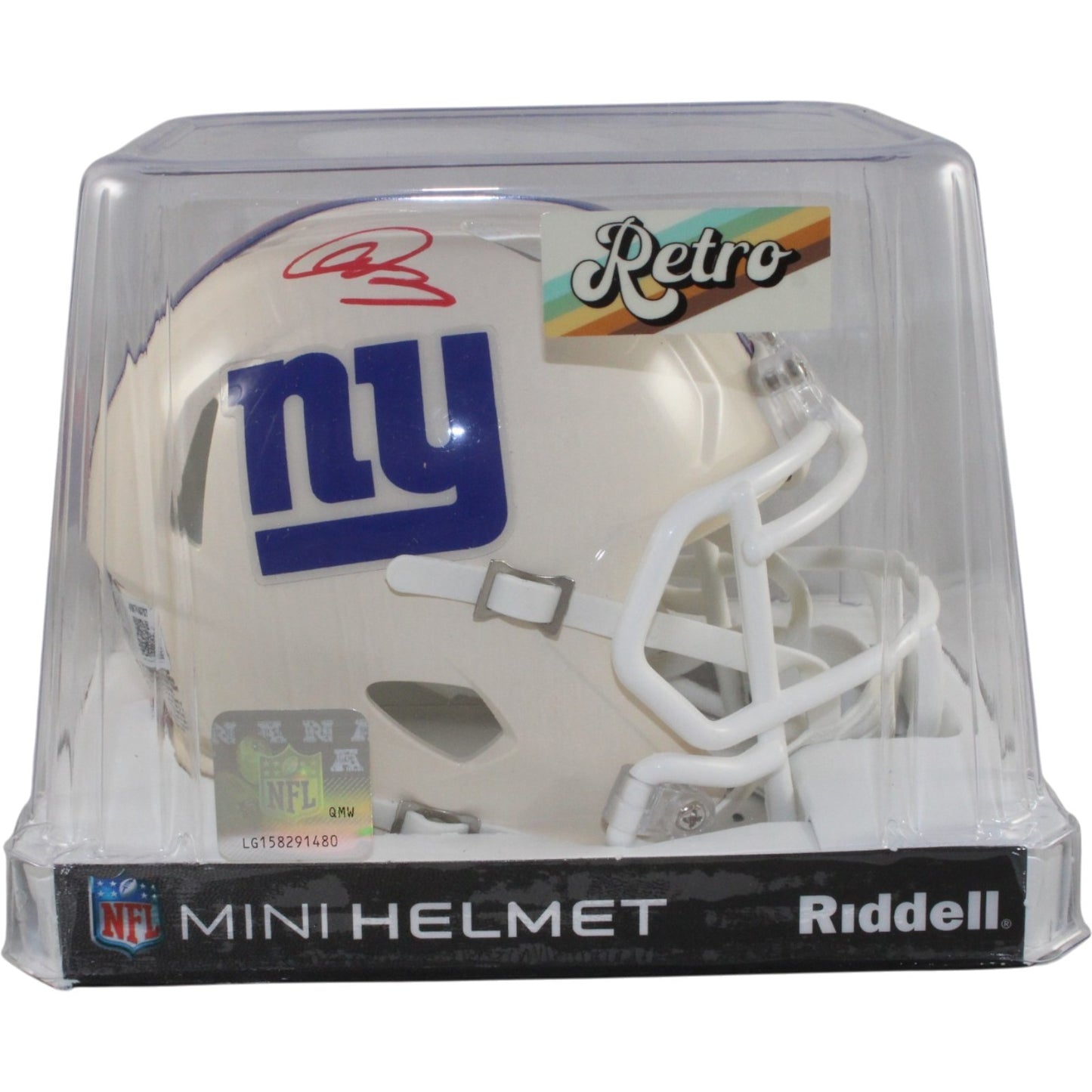 Abdul Carter Autographed New York Giants Retro Mini Helmet