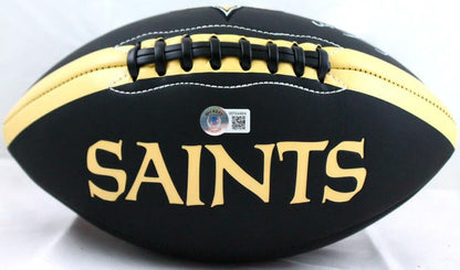 Darren Sproles Signed New Orleans Saints Black Logo Football