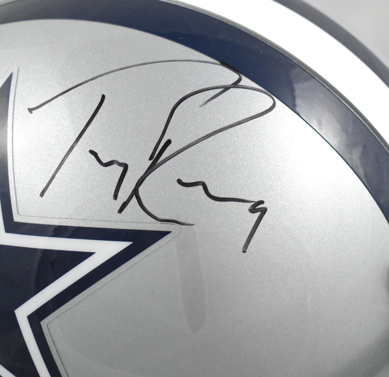 Tony Romo and Jason Witten Signed Dallas Cowboys Authentic Full Size Helmet