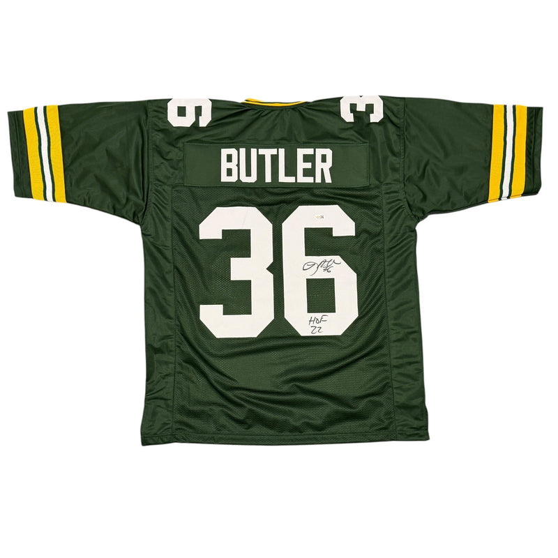 LeRoy Butler Signed Green Bay Packers Custom Jersey (HOF 22) - JSA COA