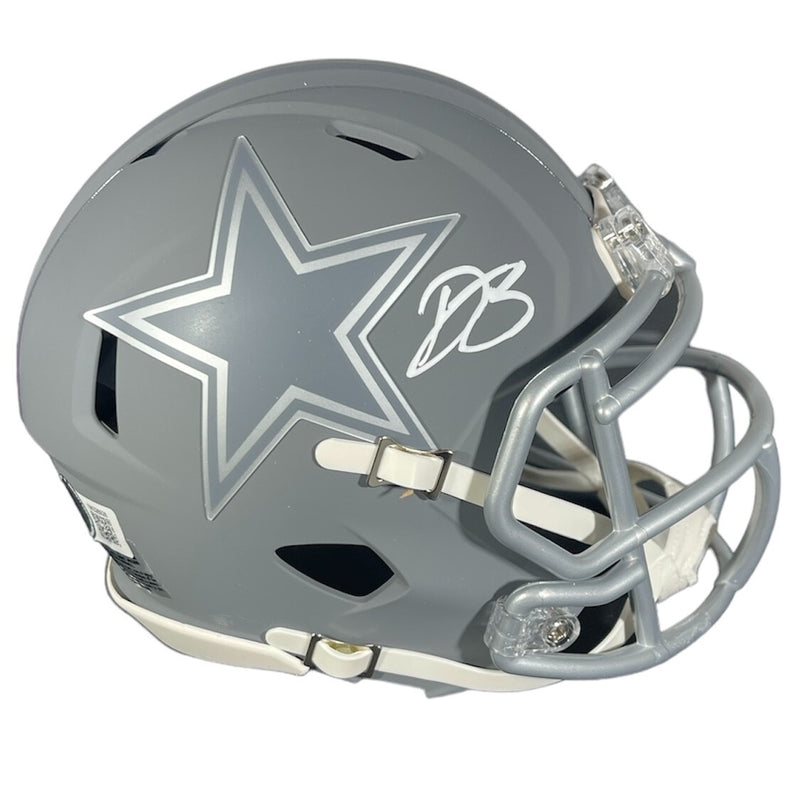 Daron Bland Signed Dallas Cowboys Slate Mini Helmet (Beckett COA)