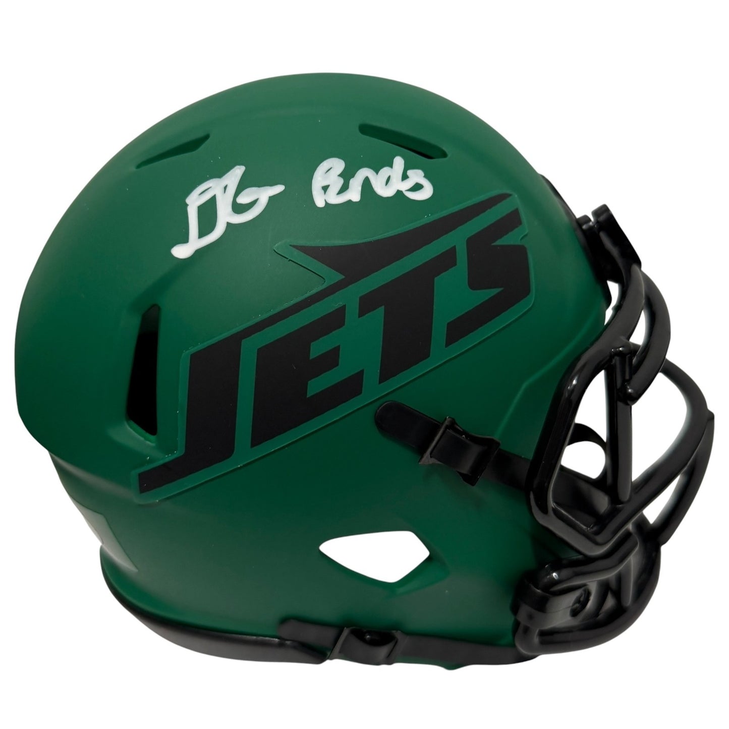 D'Angelo Ponds Signed New York Jets Rave Mini Helmet
