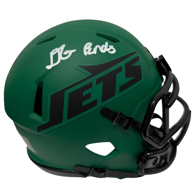 D'Angelo Ponds Signed New York Jets Rave Mini Helmet