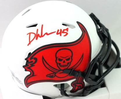 Devin White Signed Tampa Bay Buccaneers Lunar Speed Mini Helmet