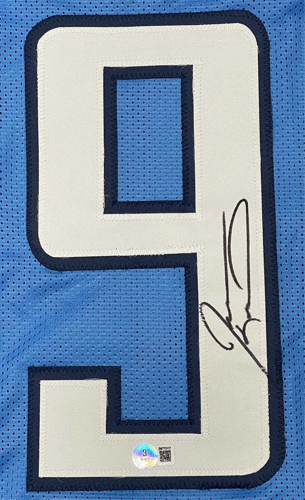 Jevon Kearse Signed Tennessee Titans Custom Jersey (Beckett BAS)