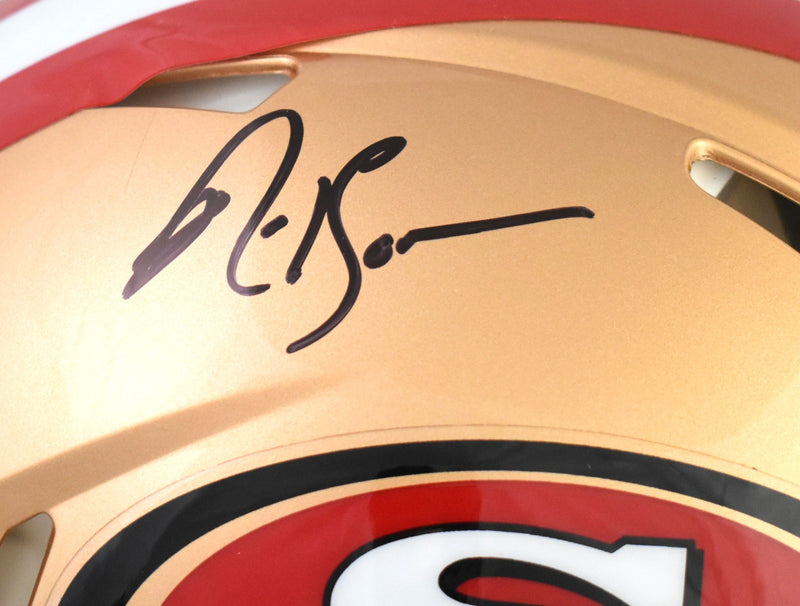 NaVorro Bowman Autographed San Francisco 49ers Speed Authentic Helmet