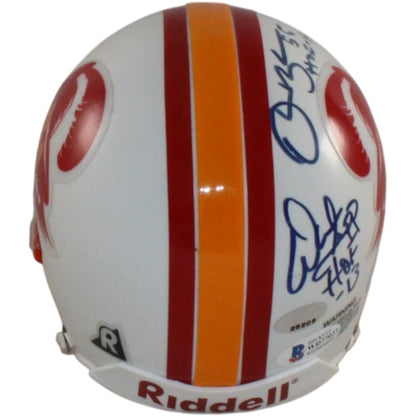 Lee Roy Selmon & Multi-Signed Buccaneers Throwback Mini Helmet