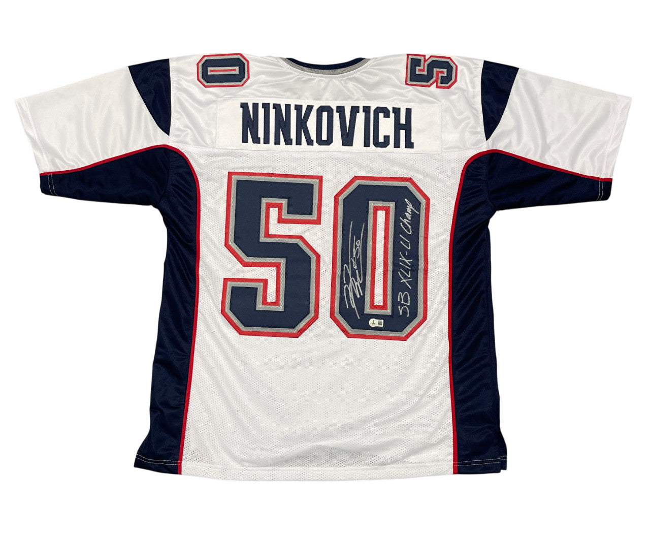 Rob Ninkovich Signed New England Patriots Custom Jersey SB XLIX LI Champ