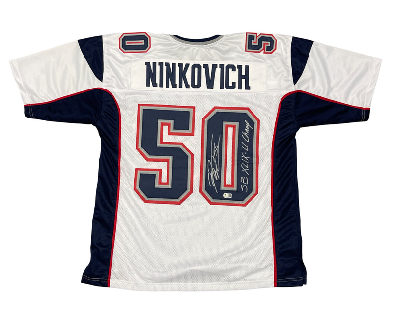 Rob Ninkovich Signed New England Patriots Custom Jersey SB XLIX LI Champ