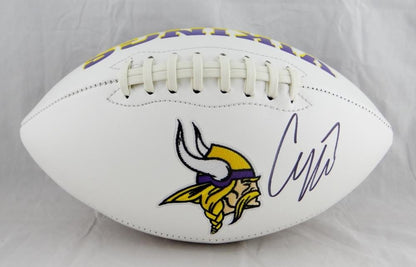 Case Keenum Autographed Minnesota Vikings Logo Football