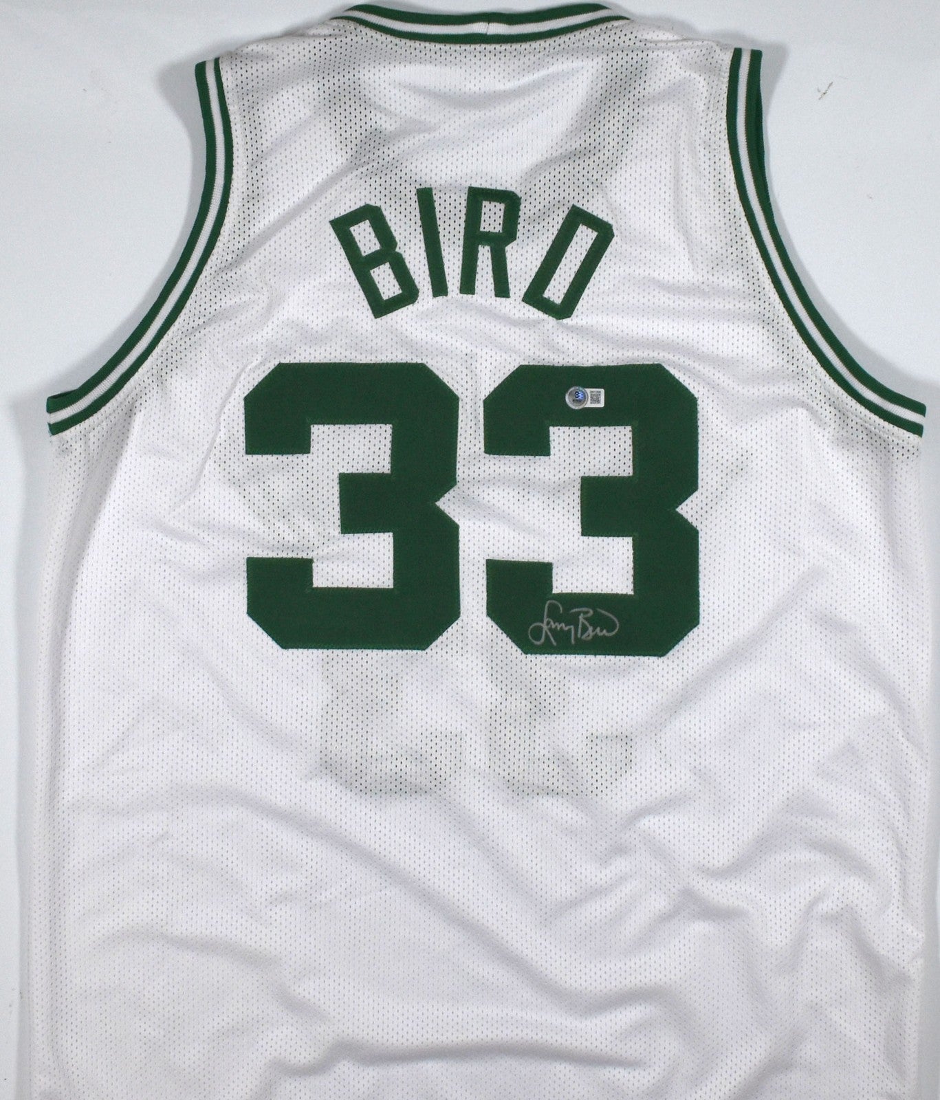 Larry Bird Autographed White Custom Pro Style Jersey