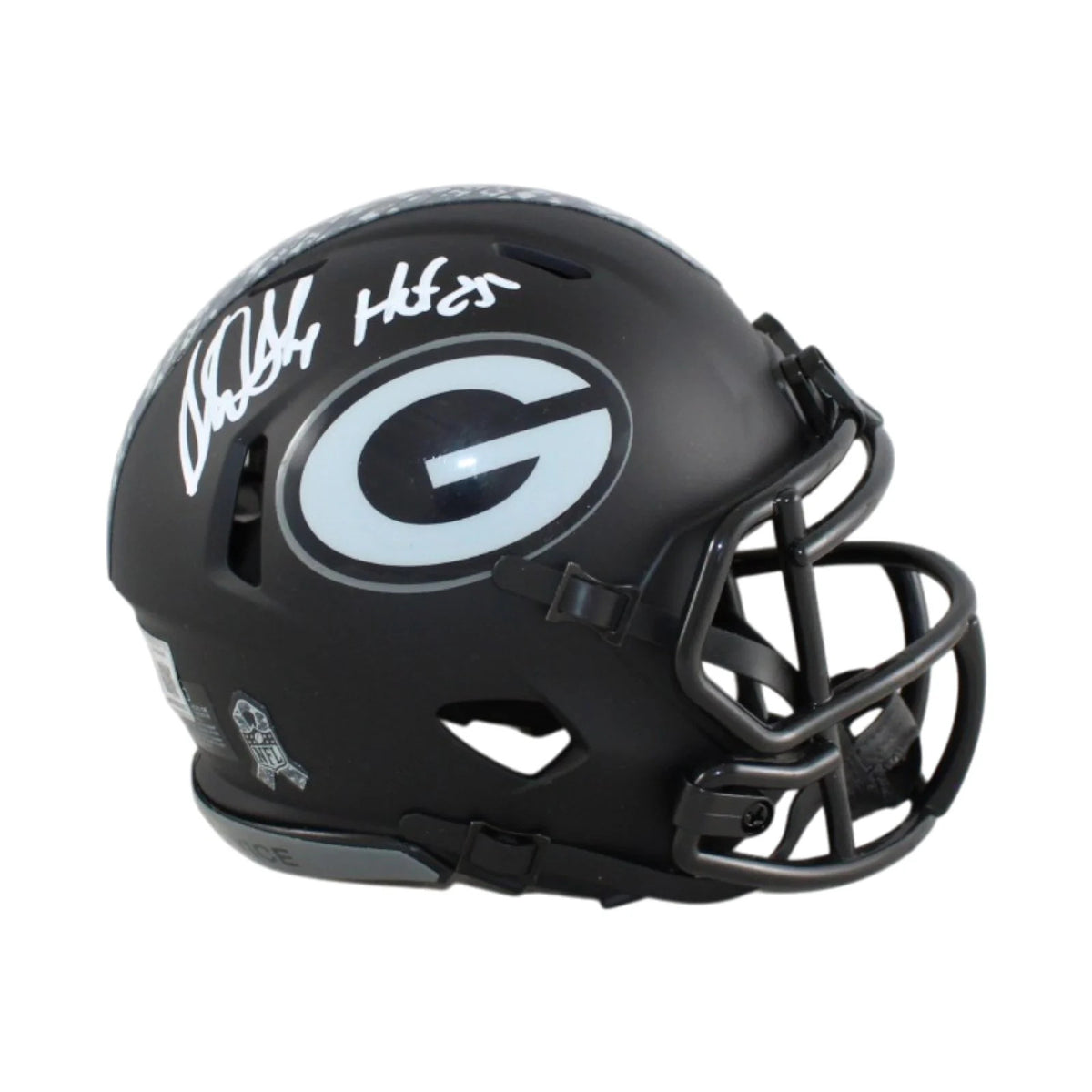Sterling Sharpe Signed Green Bay Packers Mini Helmet - 2026 Salute to Service