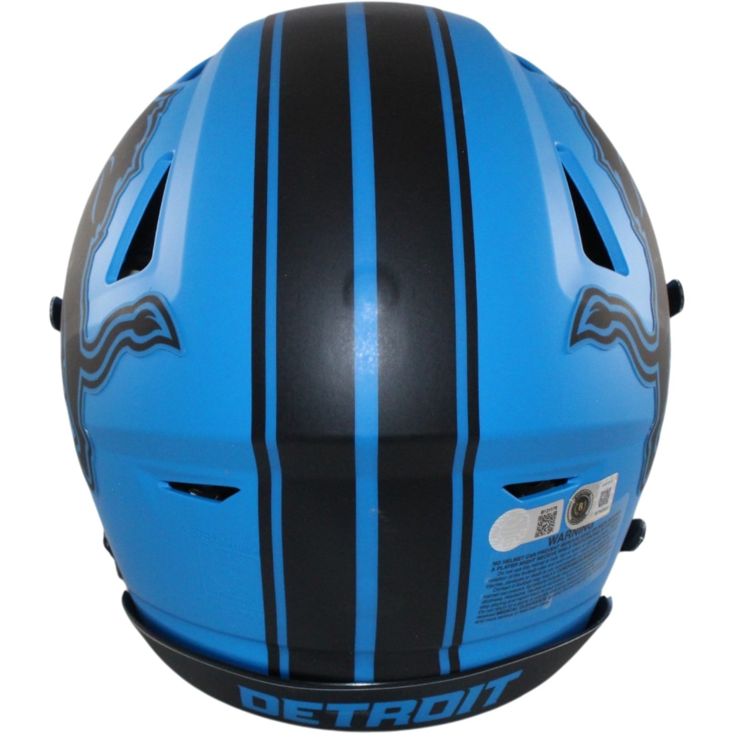 Barry Sanders Autographed Detroit Lions SpeedFlex Rave Helmet