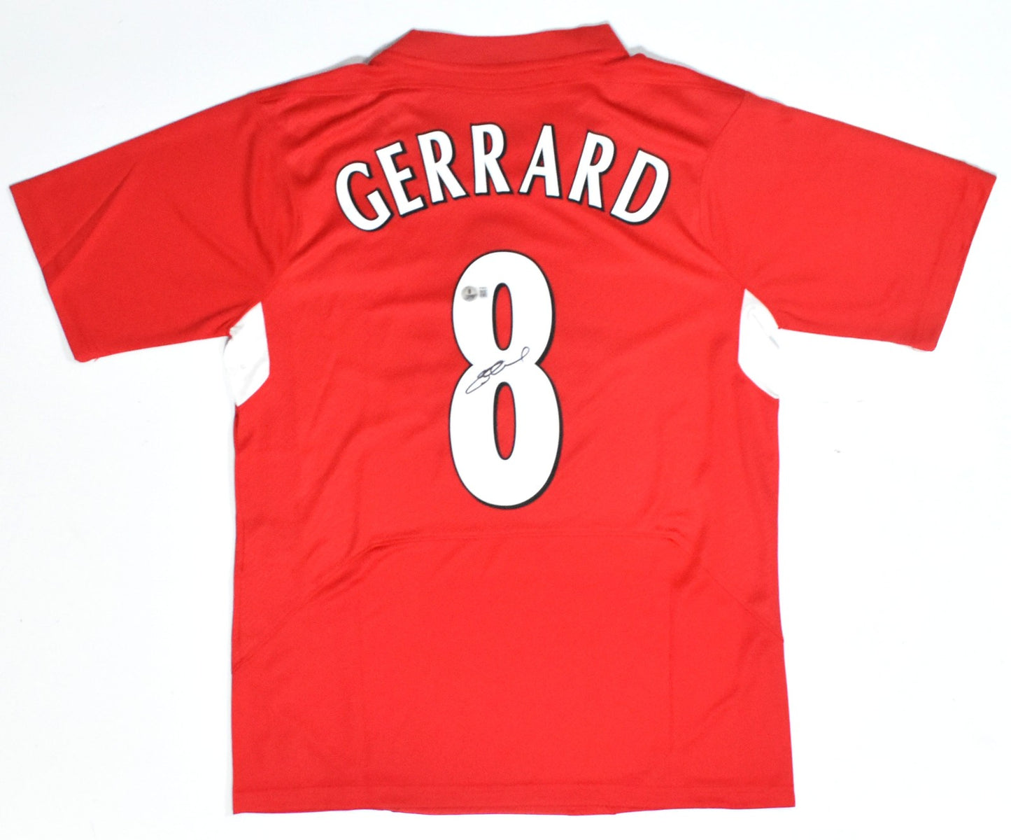 Steven Gerrard Autographed Liverpool Home Jersey