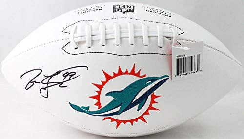 Jason Taylor Signed Miami Dolphins Logo Football
