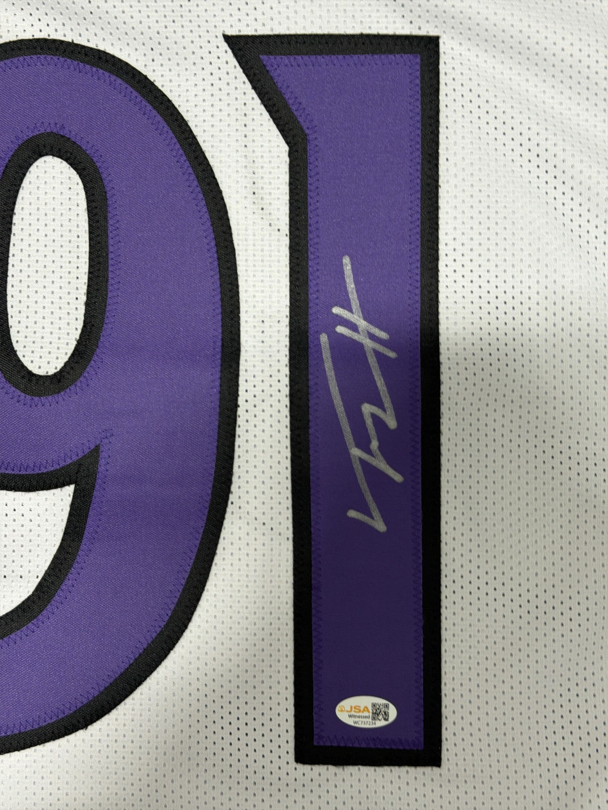 Trey Hendrickson Signed Baltimore Ravens Custom Jersey