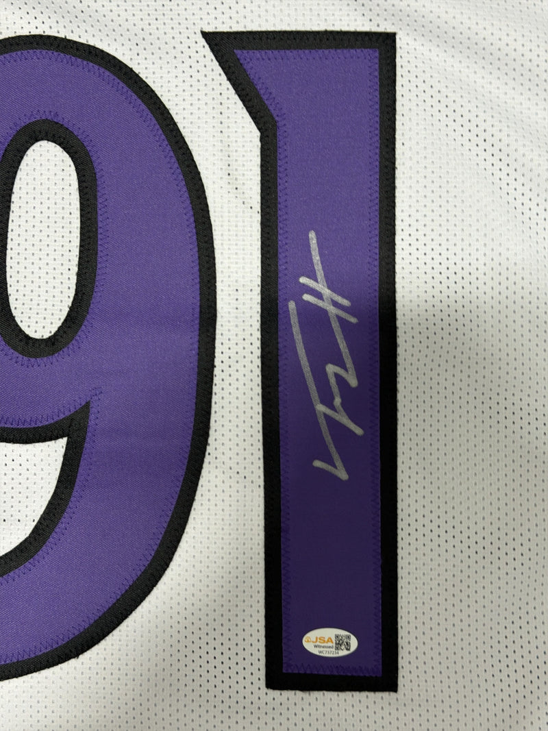 Trey Hendrickson Signed Baltimore Ravens Custom Jersey