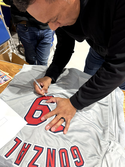 Juan Gonzalez Signed Texas Rangers Custom Jersey (96, 98 AL MVP)