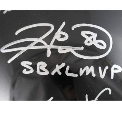 Harris, Bradshaw, Swann, Ward & Holmes Signed Steelers VSR4 Helmet
