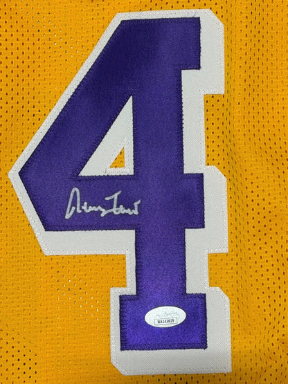 Jerry West Los Angeles Lakers Autographed Custom Jersey (JSA COA)