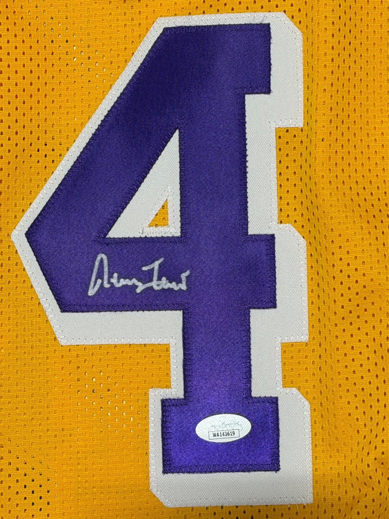 Jerry West Los Angeles Lakers Autographed Custom Jersey (JSA COA)