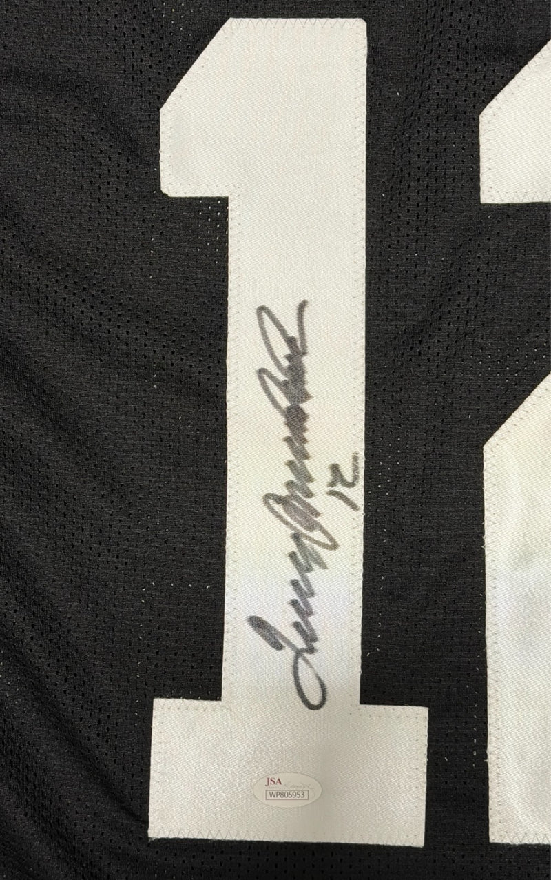 Terry Bradshaw Signed Pittsburgh Steelers Custom Jersey JSA COA