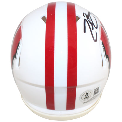 Zack Baun Wisconsin Badgers Autographed Mini Helmet