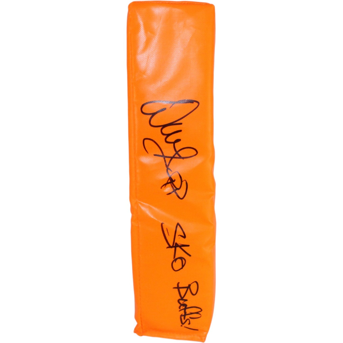 Warren Sapp Autographed Weighted Orange Pylon (Sko Buffs Inscription)