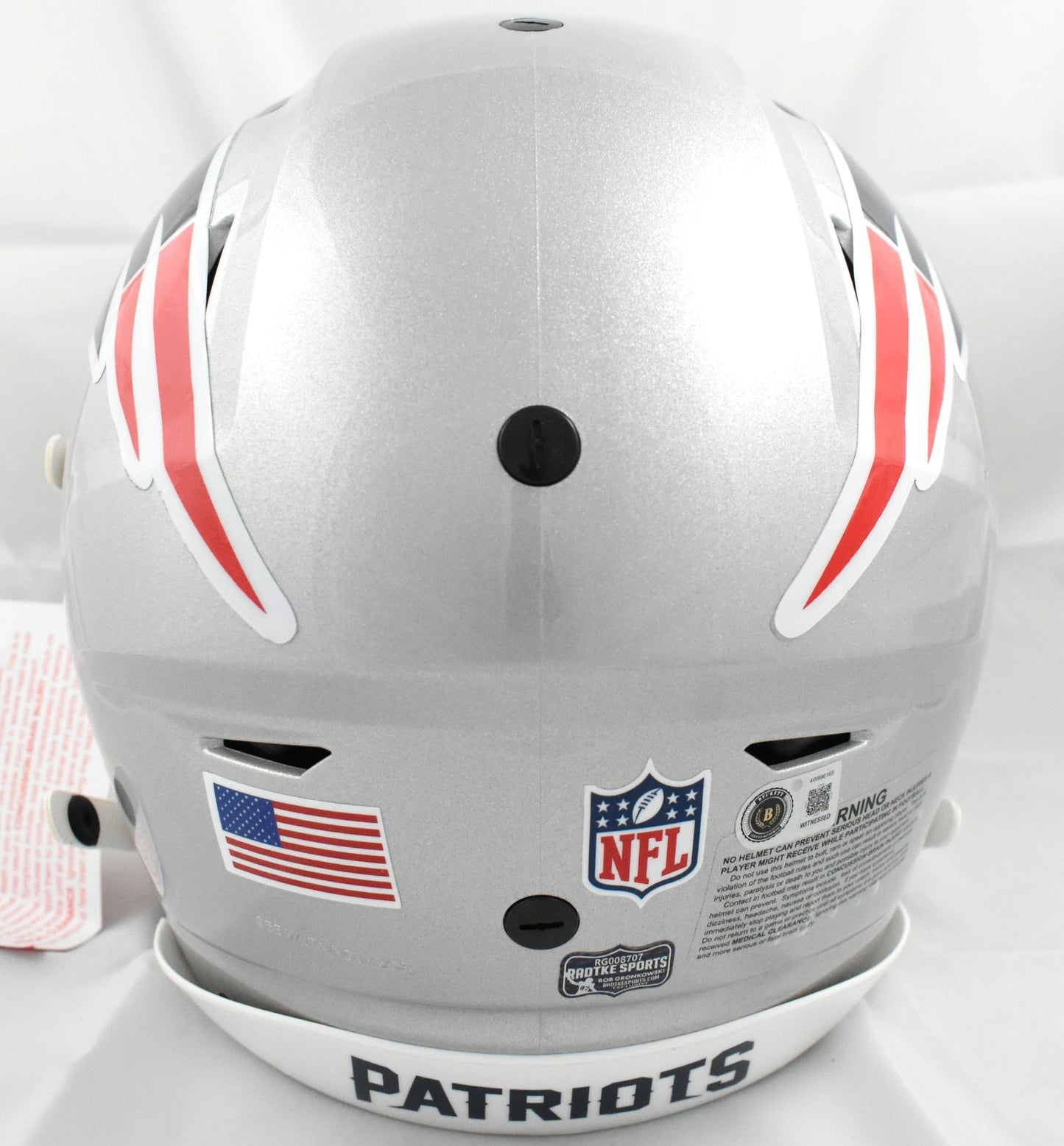 Rob Gronkowski Signed New England Patriots Full Size SpeedFlex Helmet