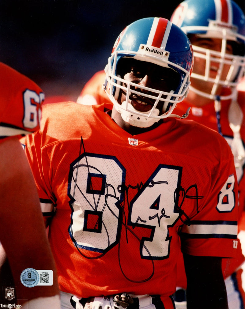 Shannon Sharpe Autographed Denver Broncos 8x10 Photo