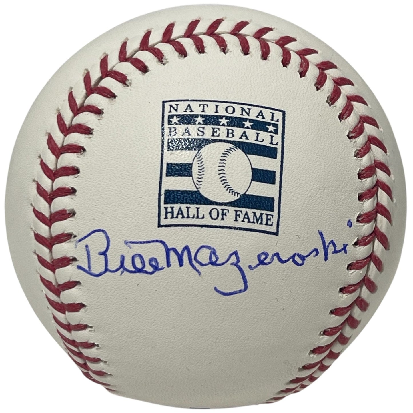 Bill Mazeroski Signed Official Major League Baseball (BAS Witnessed)