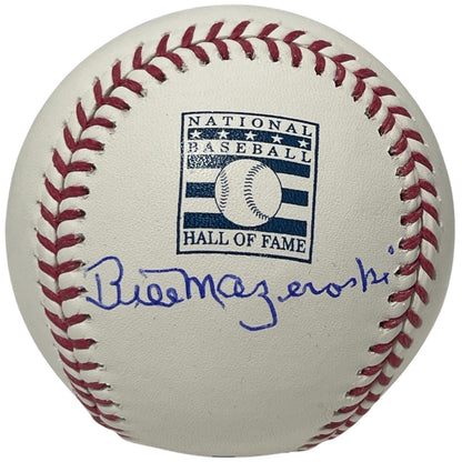 Bill Mazeroski Signed Official Major League Baseball (BAS Witnessed)