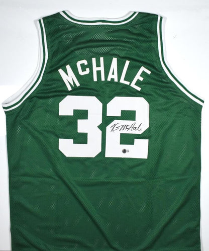 Kevin McHale Autographed Green Basketball Jersey