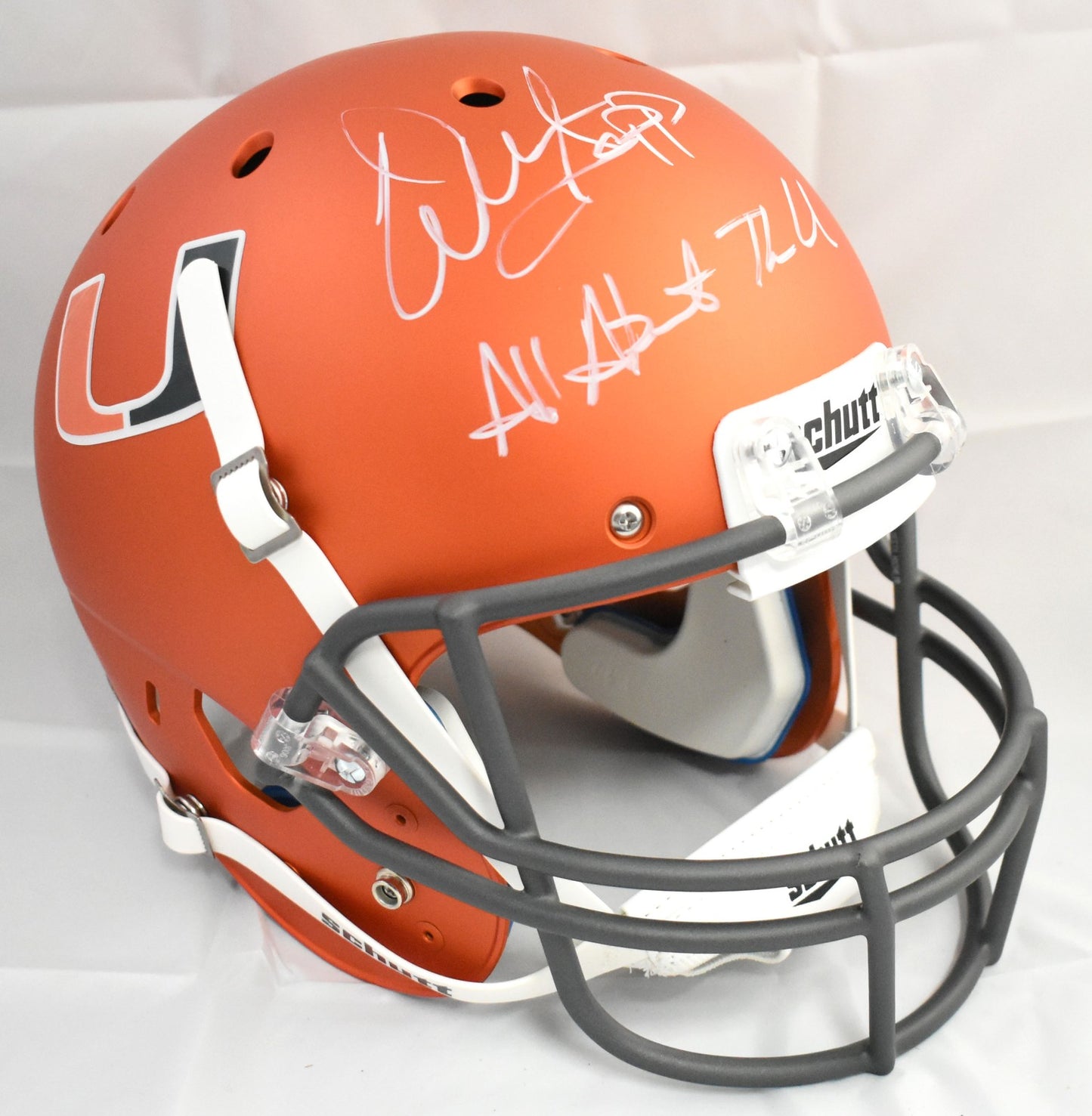 Warren Sapp Signed Miami Hurricanes Full Size Helmet