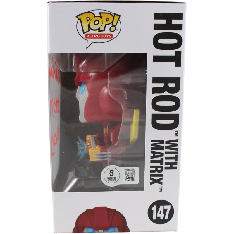 Judd Nelson Autographed Transformers Hot Rod Funko Pop #147 (Beckett)