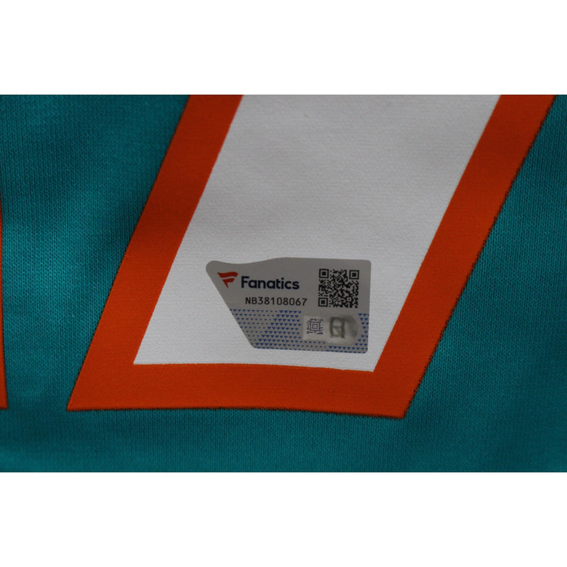 Jaylen Waddle Autographed Miami Dolphins Aqua Nike Game Jersey