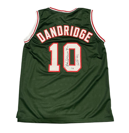 Bob Dandridge Signed Milwaukee Bucks Custom Jersey (HOF 21)