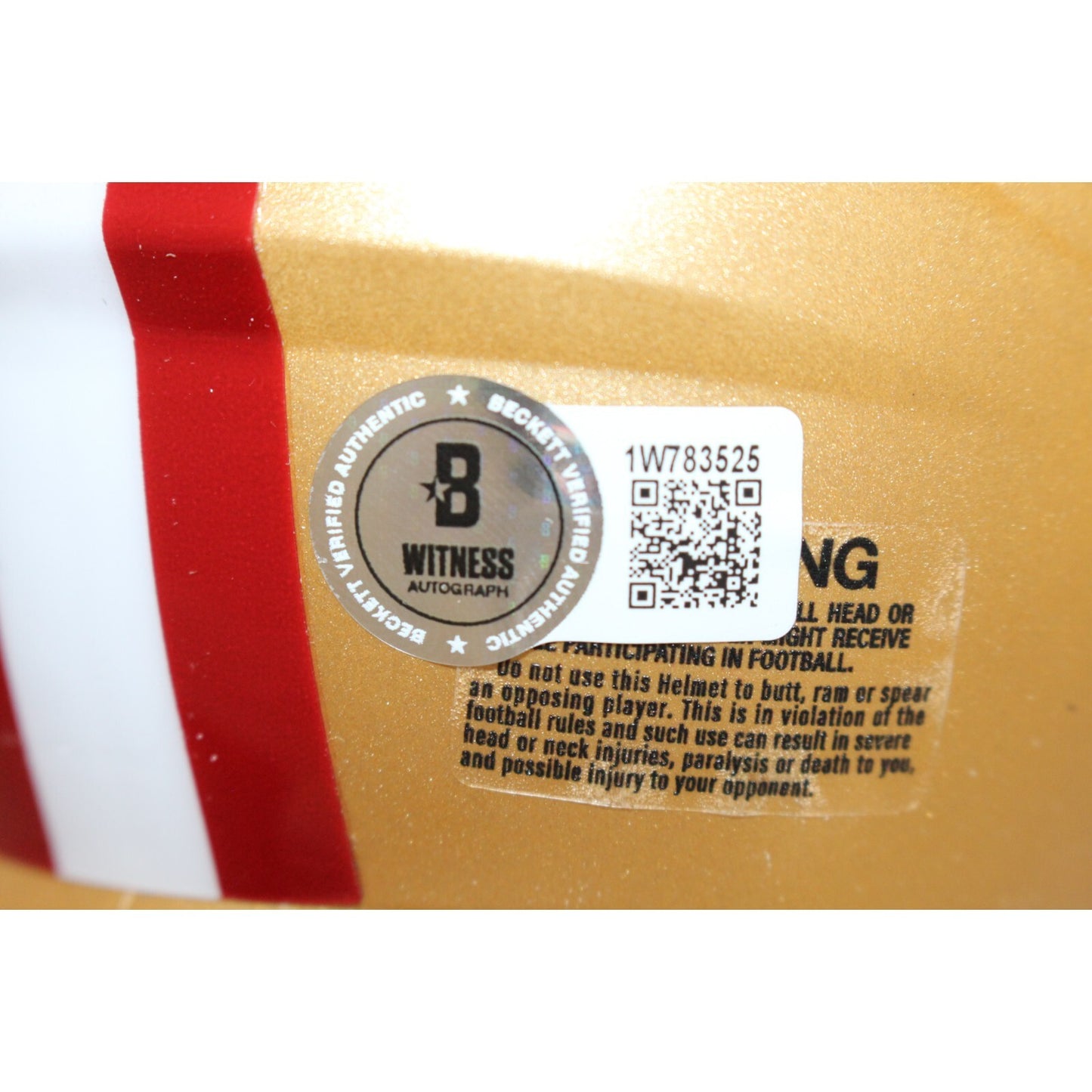 Patrick Willis San Francisco 49ers Signed Mini Helmet (HOF Inscription)