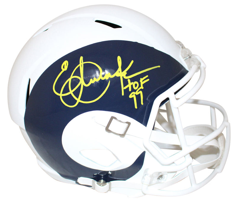 Eric Dickerson Los Angeles Rams Signed Full Size AMP Helmet HOF